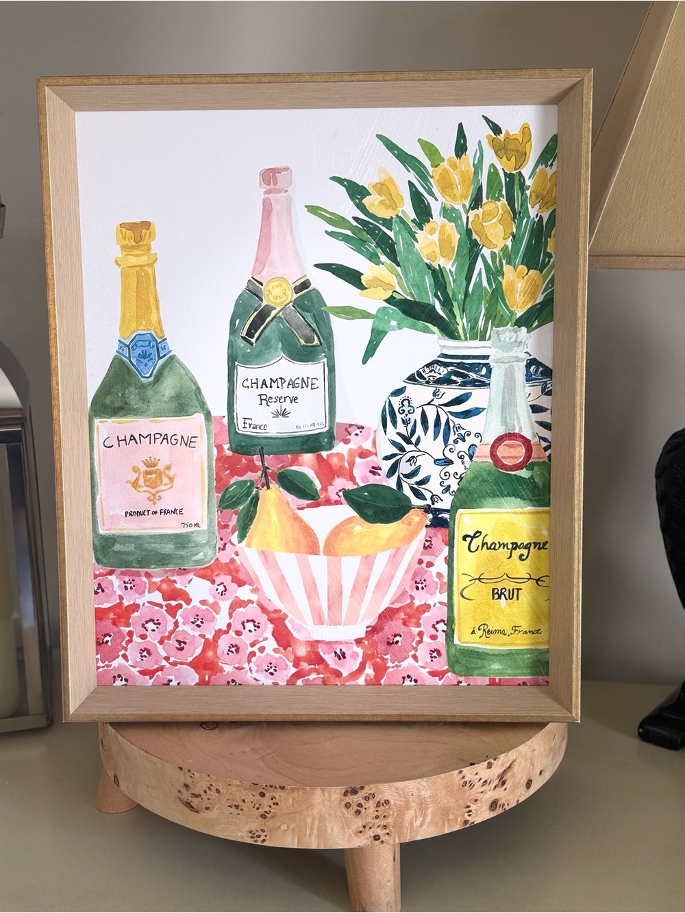 Kirklands "Champagne Bottle Painting" by Lindsay Brackeen